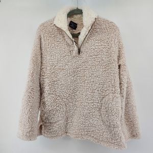 Love Tree Cozy Teddy Fleece Pullover Sweater